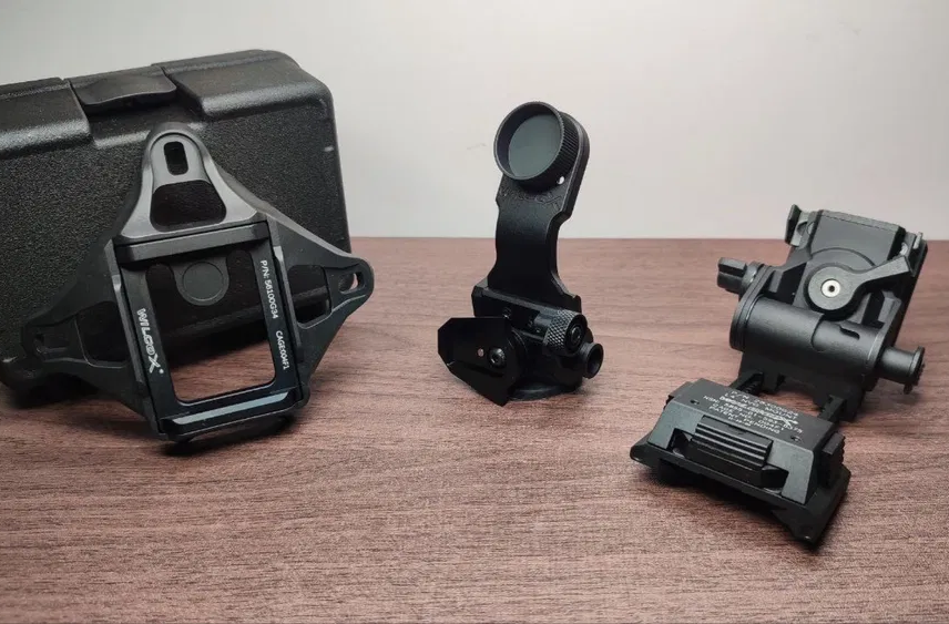 Комплект кріплень Wilcox L4G24 + J-Arm + 3 Hole Shroud для приладу нічного бачення PVS-14 (Метал) Вінниця - фото 10