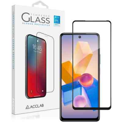 Стекло защитное ACCLAB Full Glue Infinix Hot 40 Black (1283126589157) Винница