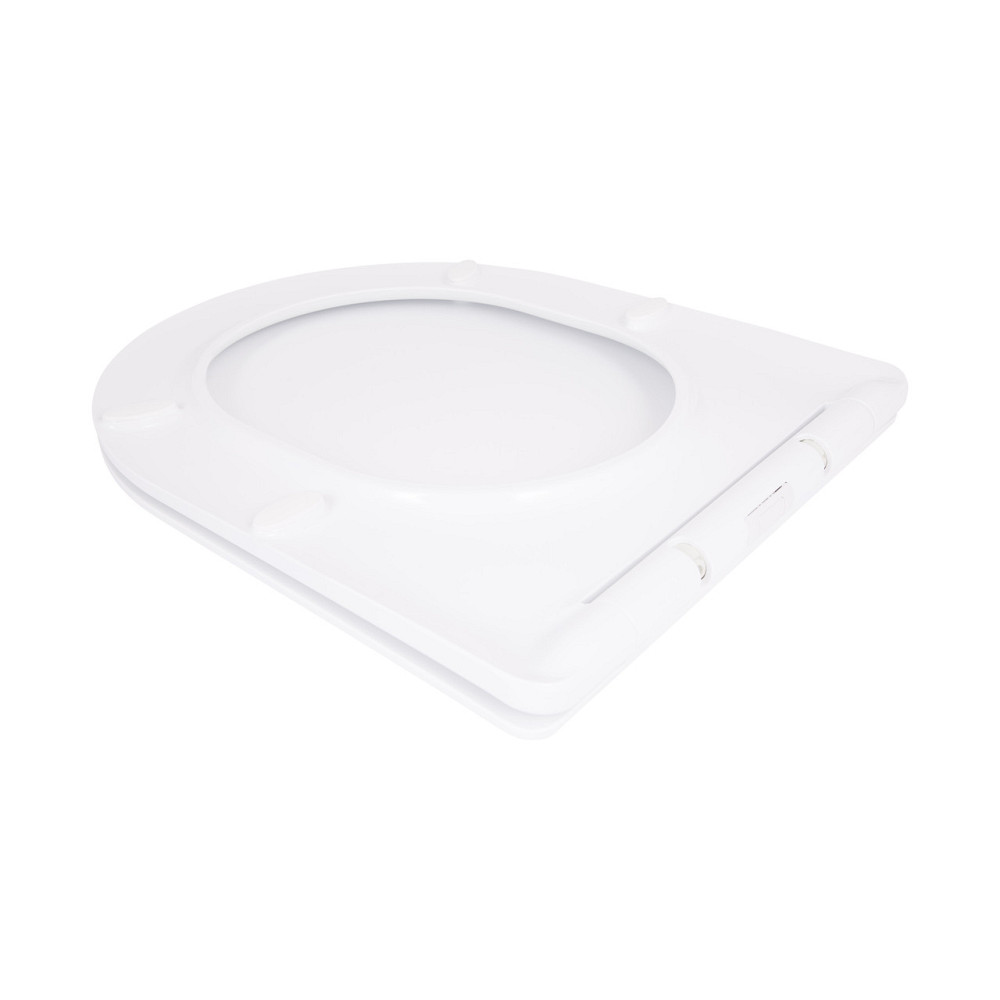 Qtap Сидіння для унітаза (Jay 640, Swan 640) 422x360x30 мм, White, з мікроліфтом, Slim Duroplast, Quick Release QTSC179W48699 Київ - фото 8