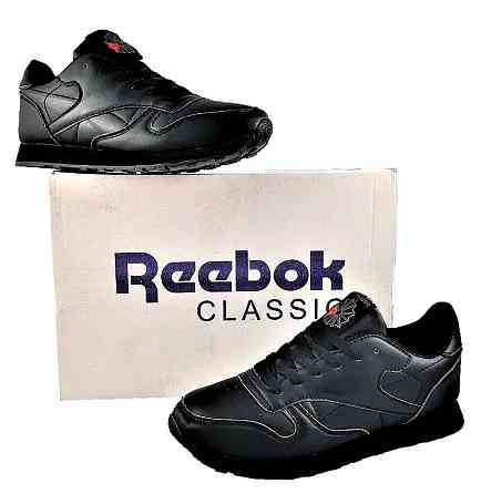 Кросівки Reebok Classic Чорні Рибок Чоловічі (розміри: 45) Відеовідвідвід Дніпро