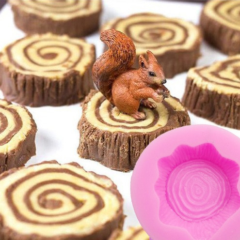 Молд силиконовый Пенёк 47 мм розовый Киев - изображение 3