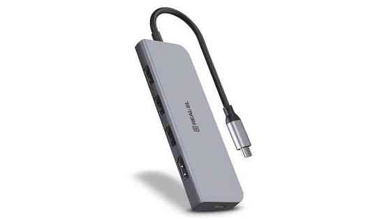 Концентратор REAL-EL CQ-700 Space Grey USB hub Харків