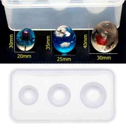 Молд силиконовый Яйця 115 на 70 мм серый Киев