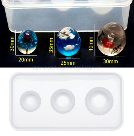 Молд силиконовый Яйця 115 на 70 мм серый Киев - изображение 2