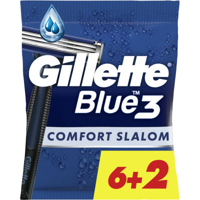 Бритва Gillette Blue 3 Comfort Slalom 8 шт. (8006540808764) Вінниця - фото 1