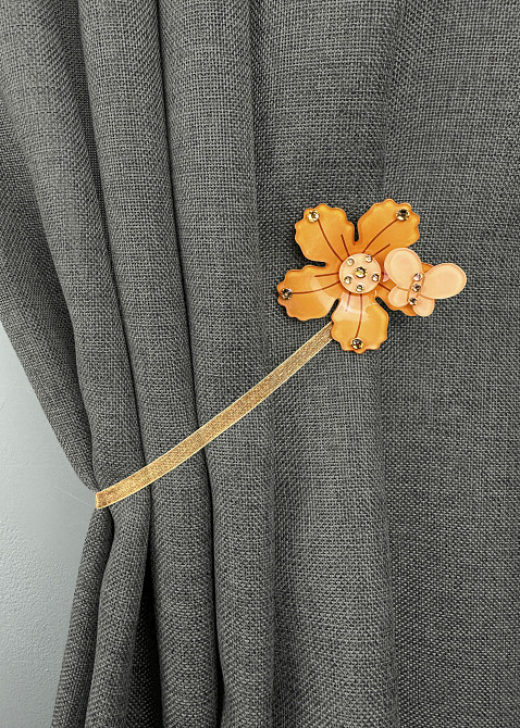 Магниты для штор и гардин Весна набор 2 шт Оранжевый 81-314 Киев - изображение 5