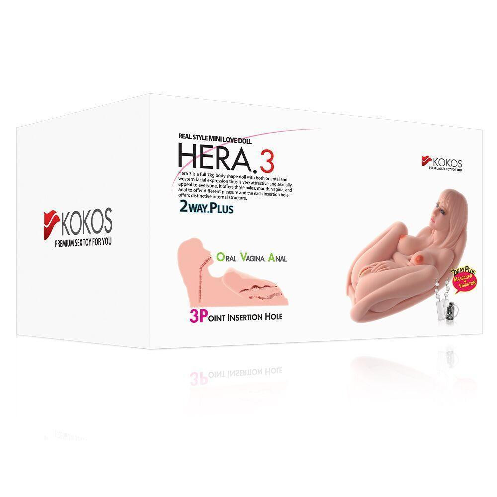 Мастурбатор Kokos Hera 3 2WayPlus з вібрацією й масажем Sex Aura Київ - фото 9