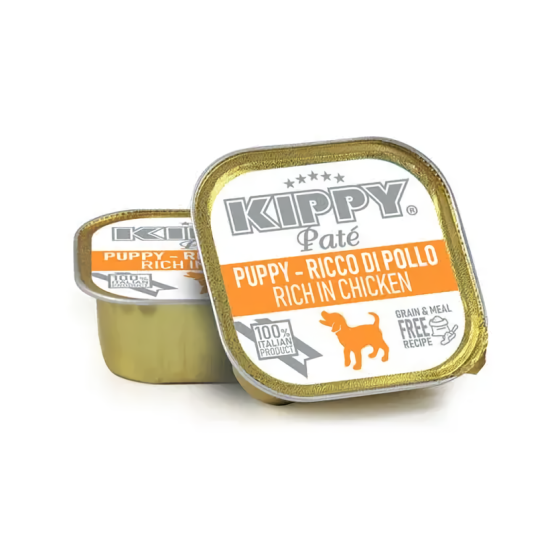 Влажный корм KIPPY Pate Puppy Chicken для щенков с курицей в виде паштета 150 г Винница