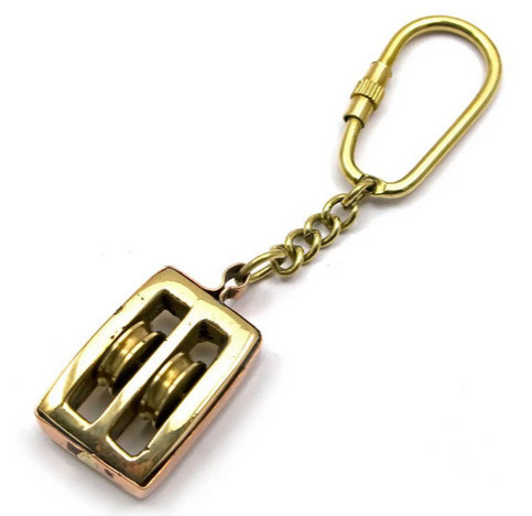 Брелок для ключей бронза Морской блок Киев - изображение 1