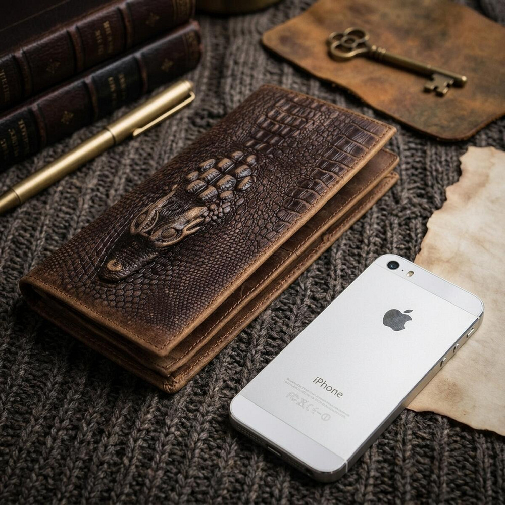 Купюрник чоловічий Vintage 14381 шкіряний Коричневий Київ - фото 11