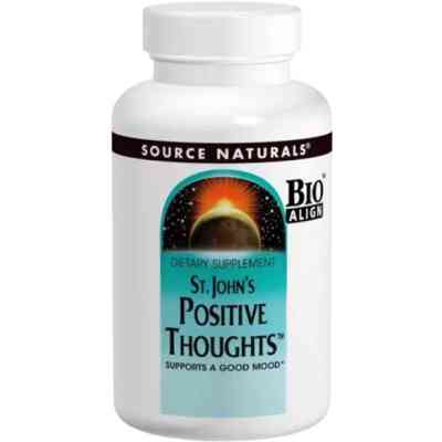 Витаминно-минеральный комплекс Source Naturals Комплекс для Поддержки Хорошего Настроения, St. John's Positiv (SN0348) Винница