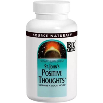 Витаминно-минеральный комплекс Source Naturals Комплекс для Поддержки Хорошего Настроения, St. John's Positiv (SN0348) Винница - изображение 1
