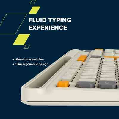 Клавиатура Canyon HKB-W03 Wireless UA Beige (CNS-HKBW03BG) Винница