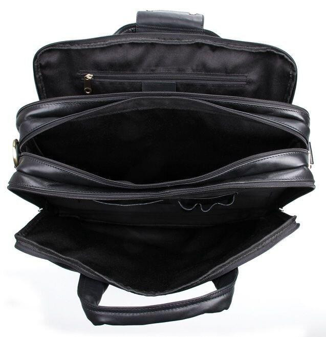 Сумка мужская Vintage 14242 для ноутбука 15.6 Черная Киев - изображение 5