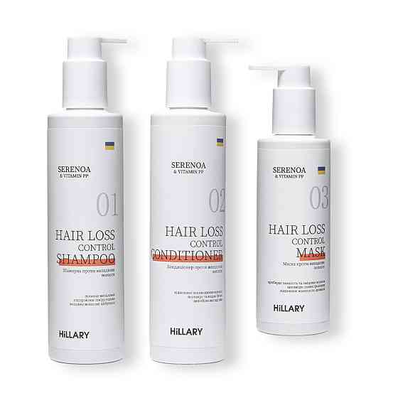 Комплекс проти випадіння волосся Hillary Serenoa & РР Hair Loss Control Київ