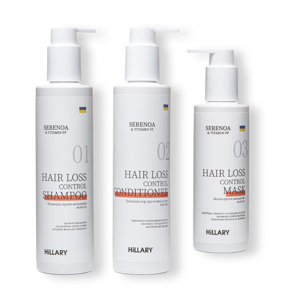 Комплекс проти випадіння волосся Hillary Serenoa & РР Hair Loss Control Київ - фото 1