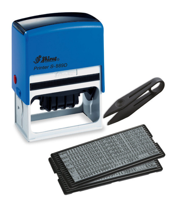 Самонабірний дата-штамп 6-рядк, з вільним полем 64х40мм Киев - изображение 2