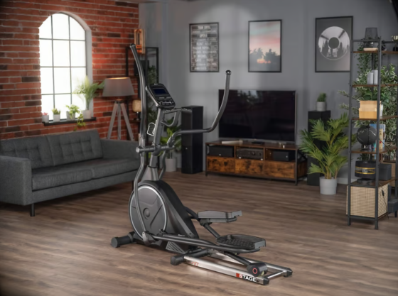 Орбітрек Hop-Sport HS-160CF Stage електромагнітний сірий Київ