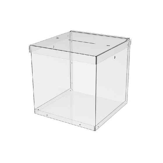 Скринька для пожертвувань EKOSTAR 200х200х200 ПЕТ 1.5 мм Київ