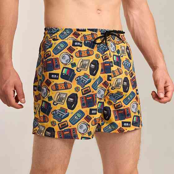 Принтовані чоловічі шорти для плавання Pobedov Pool day Patern Київ