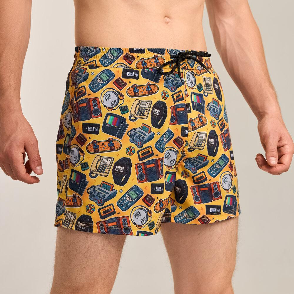 Принтовані чоловічі шорти для плавання Pobedov Pool day Patern Київ - фото 6