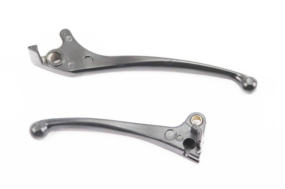 Важелі керма лівий, правий к-кт 2шт (під диск. / барабан. гальмо) Honda DIO, чорні Киев - изображение 2