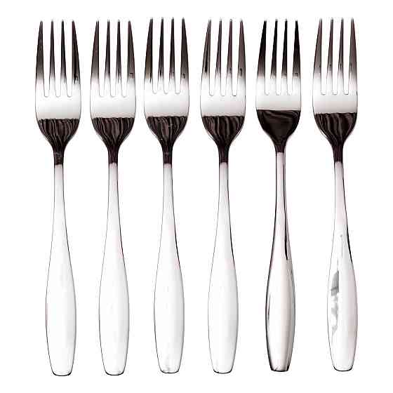 Набор столовых вилок из нержавеющей стали, 6 штук Киев