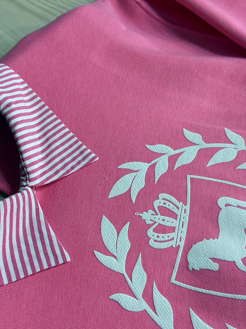 Світшот жіночий OLIVIA 2473 утеплений на флісі з коміром та принтом, рожевий, one size Київ - фото 18