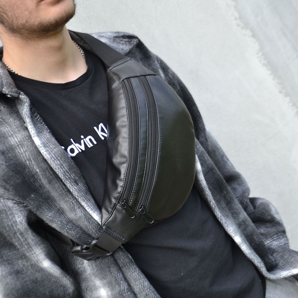 Стильная поясная сумка для города, Женская мужская бананка, Качественная бананка мужская NE-84 Ивано-Франковск - изображение 10