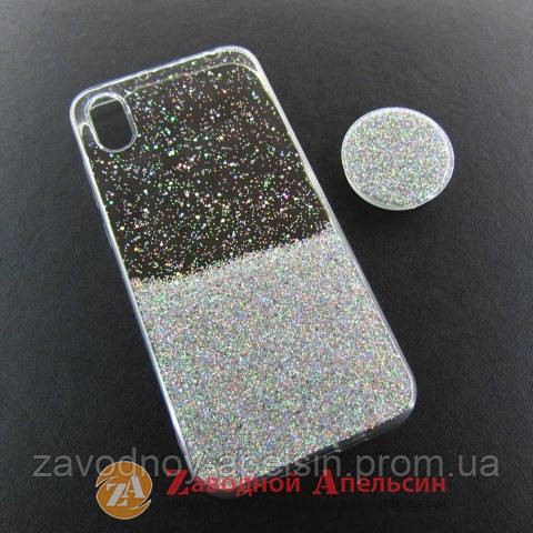 Huawei Y5 2019 honor 8s чохол блискітки + попсокет Одеса - фото 1