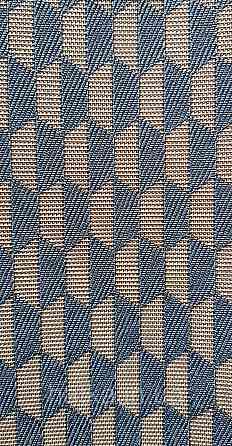 Шпалери вінілові на флізеліні AdaWall Omega1.06х10 геометрія 3д фігури роми смуги сині золотисті 23208-6 Київ