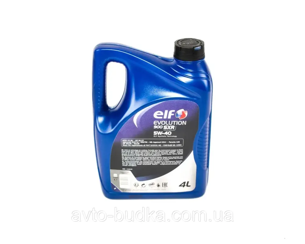 Олива моторне ELF EVOLUTION 900 SXR 4L ACEA A3 / B4 SL / CF Renault RN0700 / RN0710 Київ - фото 2