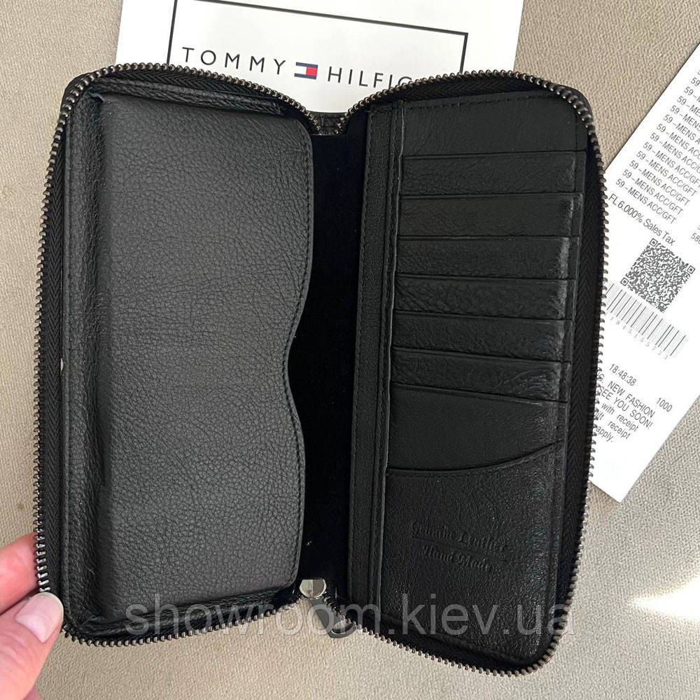 Чоловіча шкіряна клач на блискавки (3309) Київ - фото 3