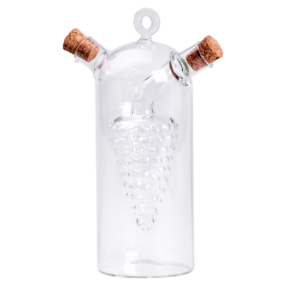 Двойная бутылка для масла и уксуса, 380 мл, стекло Киев - изображение 1