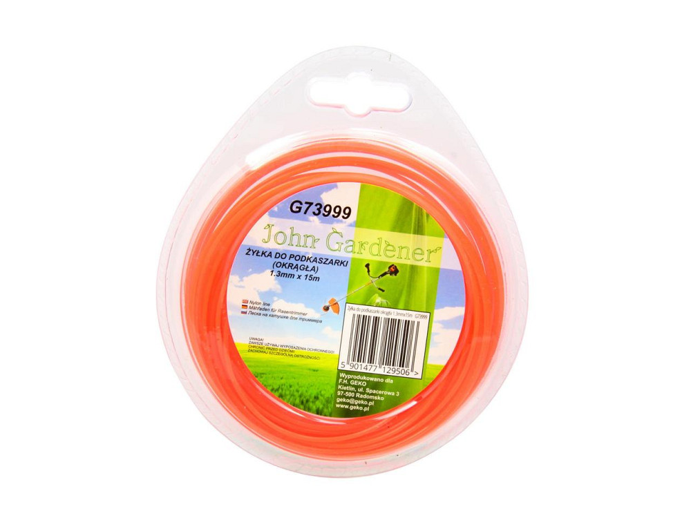 Жилка косарки кругла 15м 1,6мм "JohnGardener" Київ - фото 1