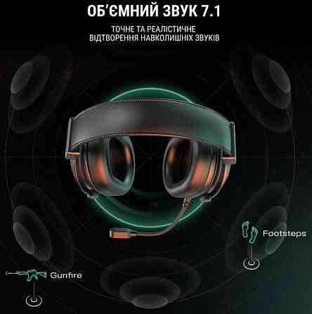 Наушники Геймерские игровые: 2024 FIFINE AMPLIGAME H6. Харьков