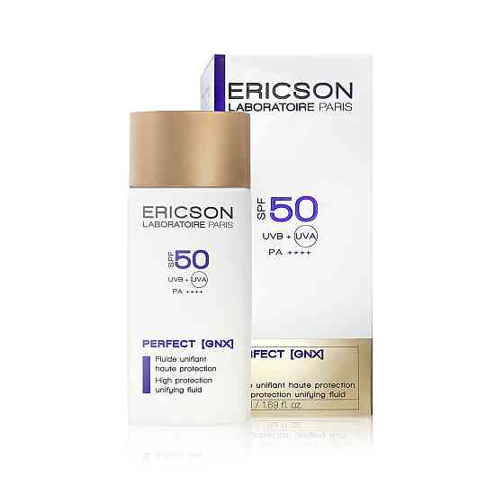 Захисний флюїд з ефектом вирівнювання тону SPF50 ERICSON LABORATOIRE, 50 мл Дніпро