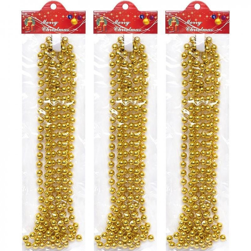 Декоративні новорічні намиста на ялинку 10мм XYA07-2.7 м Вінниця - фото 1