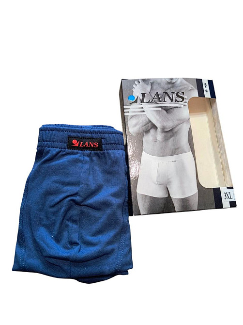 Мужские трусы транки Lans однотонные Lans 06/005 XXL Киев - изображение 4