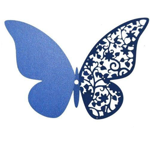 Набор синих бабочек - 12шт. Киев - изображение 1