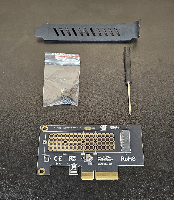 Плата розширення, адаптер JEYI M.2 NVMe Клевань - фото 1