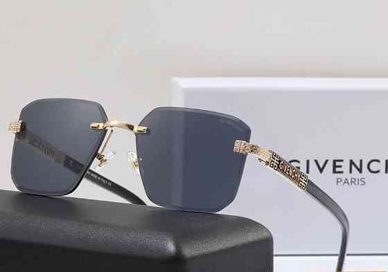 Женские брендовые безоправные очки Givenchy (68004) серые Киев