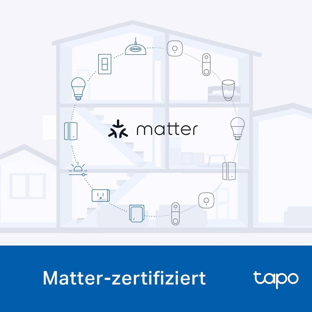 Розетка Tapo P100MA белая Mini Matter Certified Wi‑Fi 2.4GHz дистанционное управление таймер расписание Alexa Киев - изображение 5