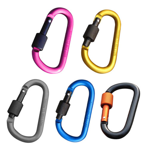 Карабин походный алюминиевый с муфтой 8см, цветные Винница - изображение 2