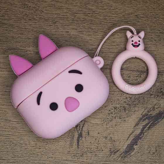 3D чехол для AirPods Pro Pink Pig Киев