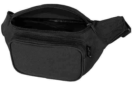 Універсальна Сумка на пояс на 3 відділення Mil-Tec від Sturm "Fanny Pack" (13512002) Black Нововолинськ