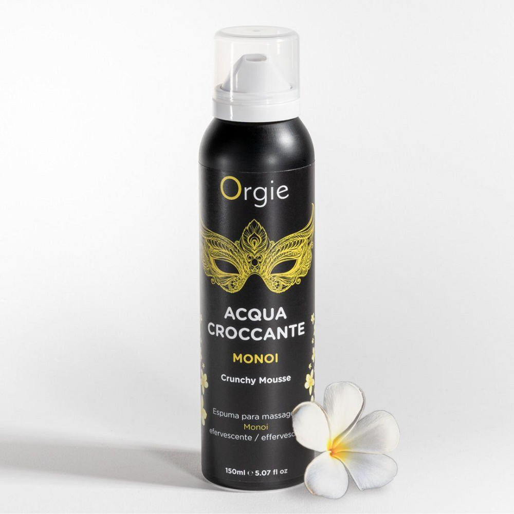 Масажна пінка Orgie – Acqua Croccante Monoi (150 мл), ефект бульбашок, що лопаються Sex Aura Київ - фото 4