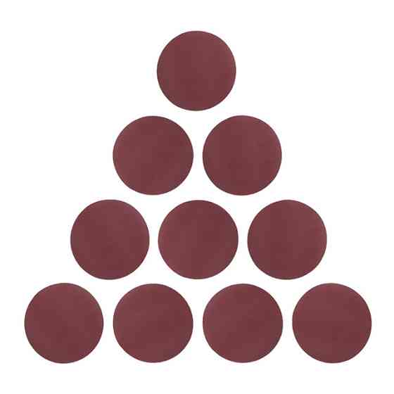 Круг наждаковий на липучці 125 мм, папір клас E, щільність 220 г/м², К240, 10 од. INTERTOOL BT-0566 Київ