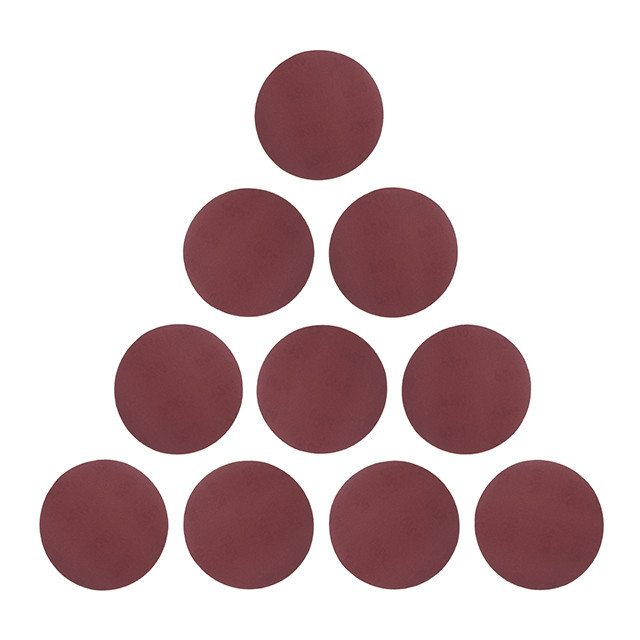 Круг наждаковий на липучці 125 мм, папір клас E, щільність 220 г/м², К240, 10 од. INTERTOOL BT-0566 Київ - фото 4