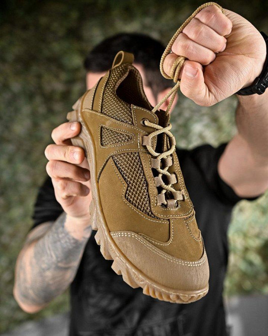 Тактичні кросівки OMEGA сітка койот ДЛ6571 Одеса - фото 12